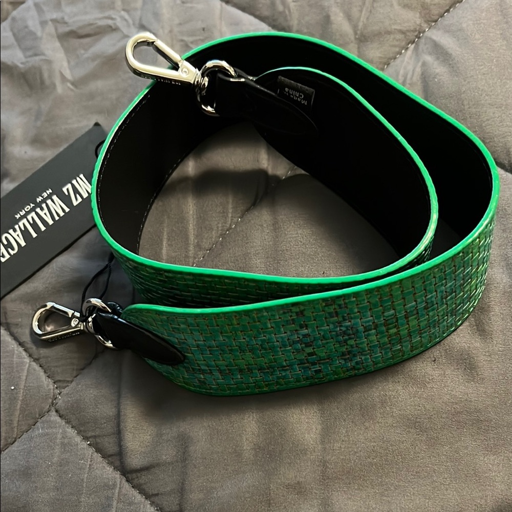 MZ Wallace green purse strap NWT